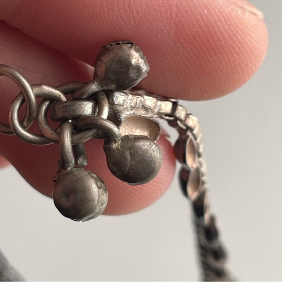 Vintage Sterling Gupta Anklet Bells Bracelet - Picture 4 of 9